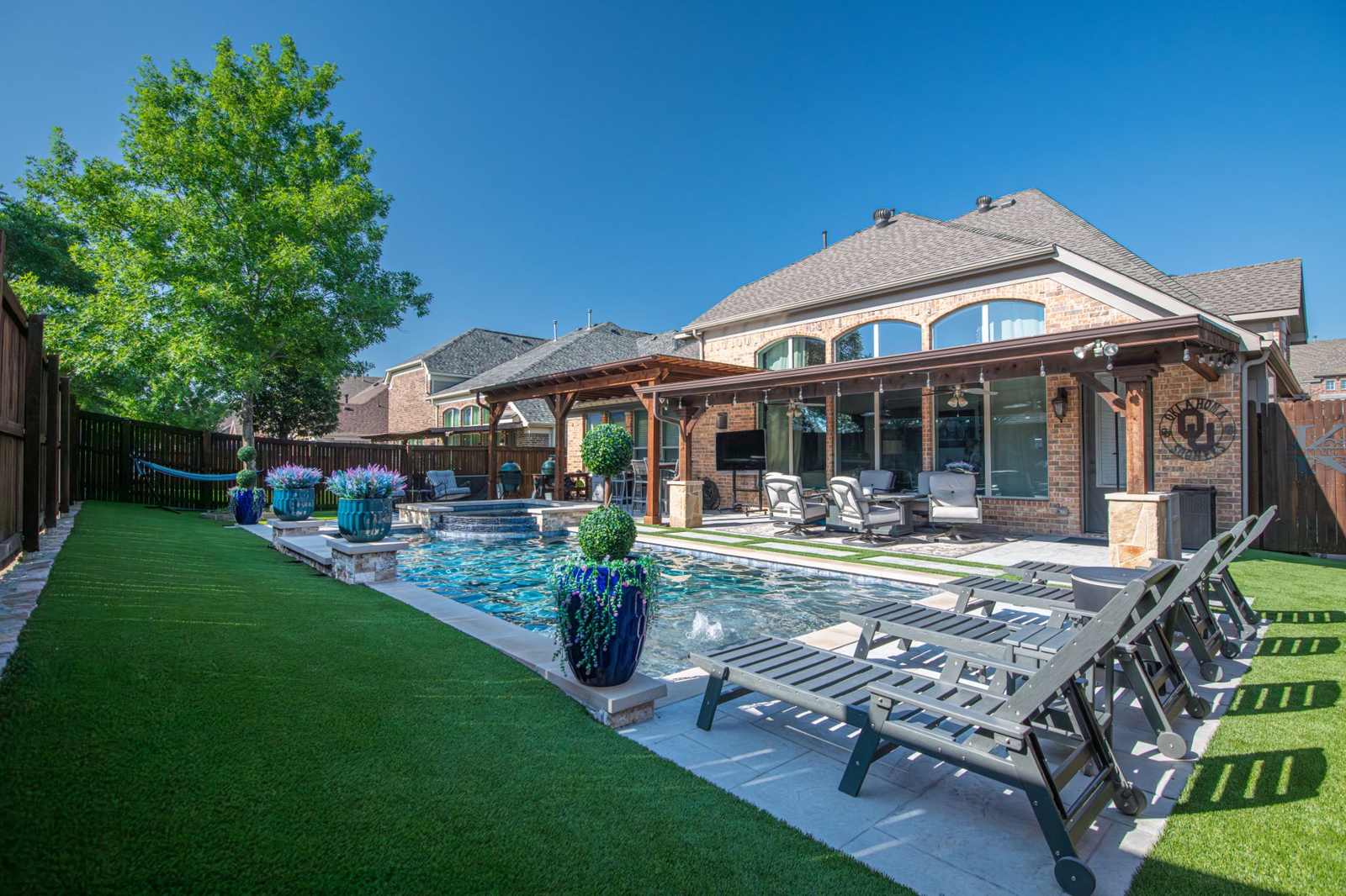 Artificial turf installation in Scottsdale, AZ
